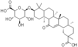 CAS 登录号：34096-83-8, 甘草次酸 3-O-单-beta-D-葡糖苷酸