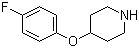 structure of CAS# 3413-28-3, 4-(4-氟苯氧基)哌啶