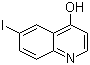 structure of CAS# 342617-07-6, 6-碘-4-喹啉醇