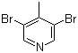structure of CAS# 3430-23-7, 3,5-Dibromo-4-methylpyridine