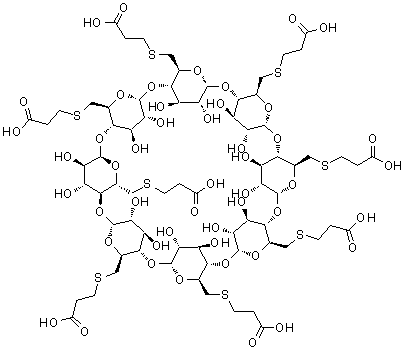 structure of CAS# 343306-71-8, Sugammadex