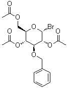 CAS # 34339-69-0, 2,4,6-Tri-O-acetyl-3-O-benzyl-alpha-D-glucopyranosyl bromide, 3-O-(Phenylmethyl)-alpha-D-glucopyranosyl bromide triacetate