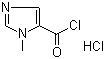structure of CAS# 343569-06-2, 1-甲基咪唑-5-甲酰氯盐酸盐
