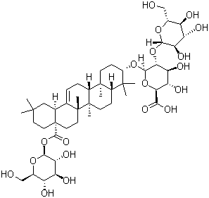 structure of CAS# 34367-04-9, 人参皂苷 Ro