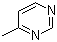 structure of CAS# 3438-46-8, 4-Methylpyrimidine