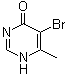 structure of CAS# 3438-52-6, 5-溴-6-甲基-4(1H)-嘧啶酮
