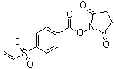 structure of CAS# 343934-41-8, 1-[[4-(Ethenylsulfonyl)benzoyl]oxy]-2,5-pyrrolidinedione
