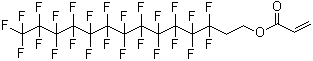 CAS # 34395-24-9, 2-(Perfluorododecyl)ethyl acrylate, 1,1,2,2-Tetrahydroperfluorotetradecyl acrylate