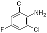 structure of CAS# 344-19-4, 2,6-二氯-4-氟苯胺