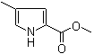 structure of CAS# 34402-78-3, 4-Methyl-1H-pyrrole-2-carboxylic acid methyl ester