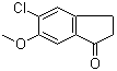 structure of CAS# 344305-70-0, 5-氯-2,3-二氢-6-甲氧基-1H-茚-1-酮
