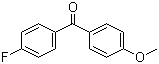 structure of CAS# 345-89-1, 4-Fluoro-4'-methoxybenzophenone