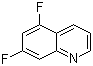 structure of CAS# 34522-72-0, 5,7-Difluoroquinoline