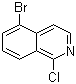 structure of CAS# 34551-41-2, 5-溴-1-氯异喹啉