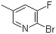 structure of CAS# 34552-16-4, 2-溴-3-氟-5-甲基吡啶