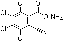 CAS 登录号：34643-39-5, 3,4,5,6-四氯-2-氰基苯甲酸胺盐