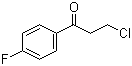 structure of CAS# 347-93-3, 2-Chloro-4'-fluoropropiophenone