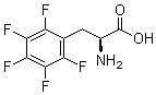 structure of CAS# 34702-59-5, 2,3,4,5,6-五氟-L-苯丙氨酸