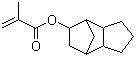 structure of CAS# 34759-34-7, Methacrylic acid 4,7-methanooctahydro-1H-indene-5-yl ester