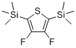 structure of CAS# 347838-12-4, 3,4-二氟-2,5-双(三甲基硅烷基)噻吩