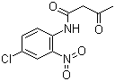 structure of CAS# 34797-69-8, N-(4-氯-2-硝基苯基)-3-氧代丁酰胺