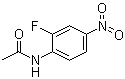 structure of CAS# 348-19-6, 2'-Fluoro-4'-nitroacetanilide