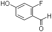 structure of CAS# 348-27-6, 2-氟-4-羟基苯甲醛