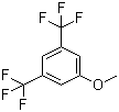 structure of CAS# 349-60-0, 3,5-Bis(trifluoromethyl)anisole