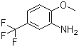 2-甲氧基-5-三氟甲基苯胺分子结构 (CAS 349-65-5)