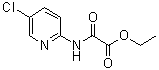 structure of CAS# 349125-08-2, N-(5-Chloropyridin-2-yl)oxalamic acid ethyl ester