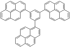 CAS # 349666-25-7, 1,3,5-Tris(1-pyrenyl)benzene, 1,1',1''-(1,3,5-Benzenetriyl)trispyrene