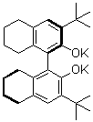 structure of CAS# 350683-75-9, (1R)-3,3'-二叔丁基-5,5',6,6',7,7',8,8'-八氢-1,1'-联萘-2,2'-二醇二钾盐