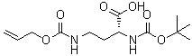CAS 登录号：350820-58-5, (2R)-2-[[叔丁氧羰基]氨基]-4-[[(2-丙烯基氧基)羰基]氨基]丁酸