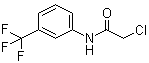 structure of CAS# 351-38-2, N-(3-Trifluoromethylphenyl)-2-chloroacetamide
