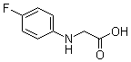 structure of CAS# 351-95-1, N-(4-氟苯基)甘氨酸