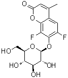 CAS # 351009-26-2, 6,8-Difluoro-7-(beta-D-glucopyranosyloxy)-4-methyl-2H-1-benzopyran-2-one