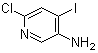 structure of CAS# 351227-42-4, 6-Chloro-4-iodopyridin-3-amine