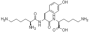 structure of CAS# 35193-18-1, L-赖氨酰-L-酪氨酰-L-赖氨酸