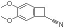 structure of CAS# 35202-54-1, 4,5-二甲氧基-1-氰基苯并环丁烷