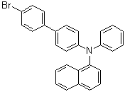 structure of CAS# 352359-42-3, 4-[N-(1-Naphthyl)-N-phenylamino]-4'-bromobiphenyl