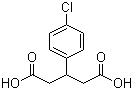 structure of CAS# 35271-74-0, 3-(4-Chlorophenyl)glutaric acid