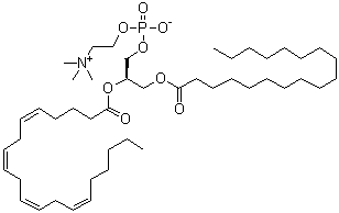 CAS 登录号：35418-59-8, 1-硬脂酰-2-花生四烯酰基-sn-甘油-3-磷酰胆碱