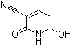 structure of CAS# 35441-10-2, 1,2-Dihydro-6-hydroxy-2-oxo-3-pyridinecarbonitrile