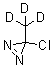 CAS 登录号：35496-73-2, 3-氯-3-(三氘代甲基)-3H-双吖丙啶