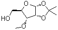structure of CAS# 35506-61-7, 3-O-甲基-1,2-O-(异丙亚基)-alpha-D-呋喃核糖