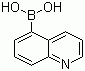 structure of CAS# 355386-94-6, 喹啉-5-硼酸