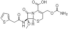 structure of CAS# 35607-66-0, Cefoxitin