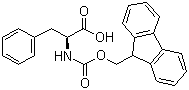 structure of CAS# 35661-40-6, Fmoc-L-苯丙氨酸