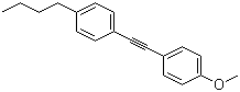 structure of CAS# 35684-12-9, 1-(2-(4-丁基苯基)乙炔基)-4-甲氧基苯