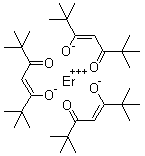 structure of CAS# 35733-23-4, 三(2,2,6,6-四甲基-3,5-庚二酮)铒